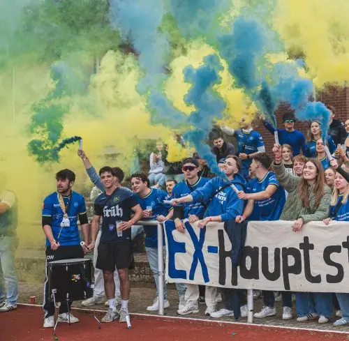 Bonner Fanblock auf dem NRWM-Fußballturnier